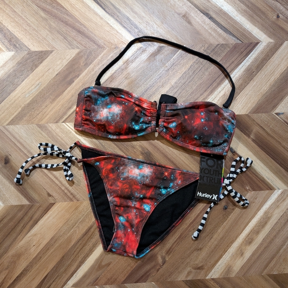 Hurley‎ Galaxy Print Bikini Set
